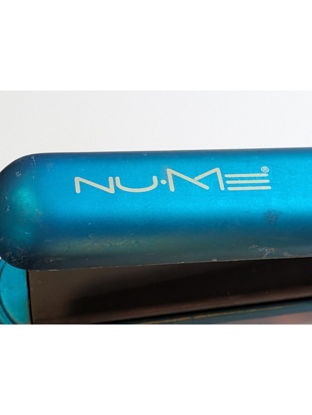 NuMe Silhouette 1.2" Ceramic Flat Iron Blue Hair Straightener 140-450°F
